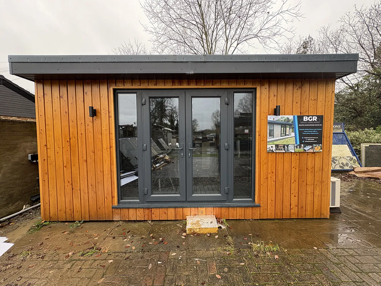 larch garden room cladding bexley garden rooms